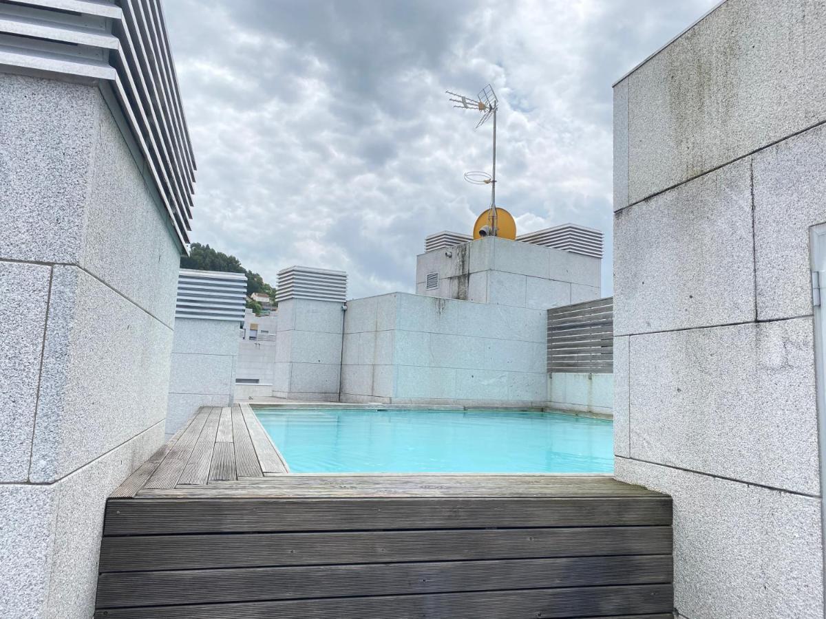 Ferienwohnung Apartamento Con Piscina Vigo Exterior foto